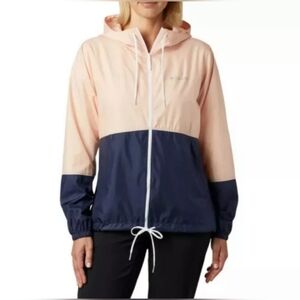 Columbia Flash Forward Windbreaker - Pink Blue Size XL New With Tags
